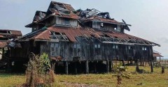 Myanmar’s army bombs villages to stop advancing rebels